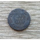 Werty71 Россия 1 денга 1/2 копейки деньга 1731 одна черта 11А