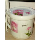 Кружка с крышкой