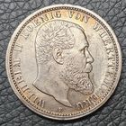 2 марки Вюнтерберг UNC, патина, штемпельная
