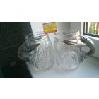 Пара хрустальных пивных бокалов РАКИ.Редкие, антикварные из СССР, спецзаказ.