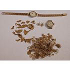 Позолоченные часы СССР +позолоченные запчасти+ Бонус. С 1 рубля!