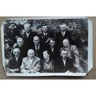 Фото борисовских ветеранов на встрече с молодежью. Борисов. 1957 г.