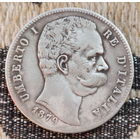 Италия 5 лир 1879 года. Серебро! Сторгуй за свою цену, предложи обмен! Y190