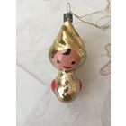 Елочная игрушка. Маленький Клоун? Стекло.