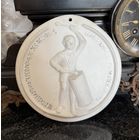 Плакетка фарфор ГДР 1961 год
