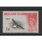 Фолкленды / Falkland Is 1966* 1d  Доминиканская чайка