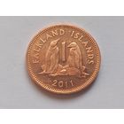 Фолклендские острова 1 пенни 2011 г.