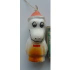 Ёлочная игрушка. Крокодил. Пенопласт. 2.