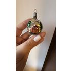 Елочная игрушка ссср домик в лесу