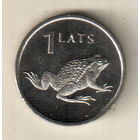 Латвия 1 лат 2010 Лягушка