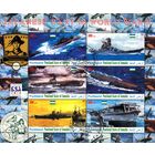 Сомали 2010 Военно-морской флот Японии II Мировой войны Лист 6 марок. СТО