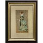 Кубарев В.Г. "Дама",акварель 42х57,5см. с рамой и паспарту.