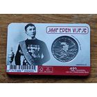 Легенда спорта Jaap Eden UNC-качество в coincard