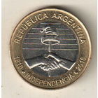 Аргентина 2 песо 2016 200 лет Независимости