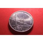 500 эскудо 1998. Португалия. Открытие моста Васко да Гама. Серебро. Отличная. UNC!