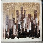 Живопись на доске "Мой город"