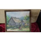 КАРТИНА  МАСЛО  В РАМЕ ИЗВЕСТНОГО  ХУДОЖНИКА ЧЛЕНА СОЮЗА ХУДОЖНИКОВ РОССИИ 1969 ГОД .Распродажа Коллекции ! Аукцион НЕ с рубля без   МПЦ и прочего 5 ДНЕЙ .Много лотов в продаже .