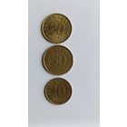 50,20,10 senti Эстония 1992 г.