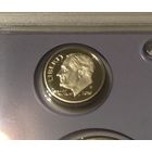 1 дайм 2010 Пруф с набора c рубля