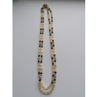 Бусы Сатиновое стекло с морозным стеклом