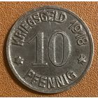 Монета 10 пфеннигов 1918 год. Кобленц. Веймарская республика.