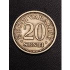 20 центов 1935. Хорошее состояние. С 1 рубля.