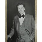 ЧЕРНО-БЕЛАЯ ОТКРЫТКА, ЗВЕЗДЫ СОВЕТСКОГО КИНО. АРИСТАРХ ЛИВАНОВ.