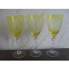 Фужер хрустальный,19.5 см.3 шт.