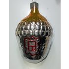 Ёлочная игрушка  - Избушка . СССР  .