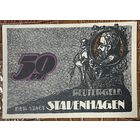 Нотгельд 50 пфеннигов 1921 год. Штавенхаген. Веймарская республика