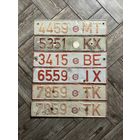 Номерные знаки старого образца РБ