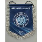 Двухсторонний Вымпел с Логотипом Хоккейного Клуба "Динамо" Минск - Размеры 15/18 см.