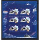 Россия 2006. 50 лет исследований Антарктиды. Флот. Малый лист 1072 (558)