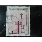 Мозамбик, колония Португалии,1965. Доплатная марка. Телефонная, телеграфная связь