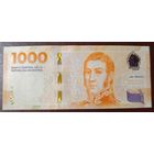 1000 песо 2023 года - Аргентина - UNC