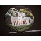 Ваза стеклянная,авторская работа,живопись,5 лет Молодеченскому ДК.С рубля.