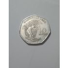 Маврикий 10 рупий 2000 года .