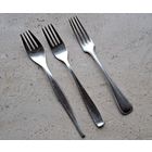 Вилка столовая посеребренная клеймо Германия ХХ век, 3 штуки.