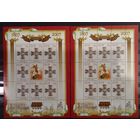 Марки России 2007 года, 2 полных листа, награды, Георгиевский крест с РЕДКОЙ мелкой зубцовкой 13 1\2 и обычной, 12, 200 лет учреждения, каталог 3100 рос. рублей