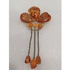 Все лоты с 1р.Редкая Янтарная Брошь