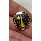 Значок 45 лет Первый в мире Искуственный Спутник Земли ПС-1,200 лотов с 1 рубля!!!