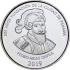 Панама 1/2 бальбоа 2019 500 лет основанию Панамы UNC