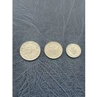 Риалы Иран, комплект монет 5, 2, 1.1979 - 1991 (Мохаммед Реза Пехлеви)