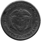 РЕСПУБЛИКА КОЛУМБИЯ 50 СЕНТАВО 1959 г