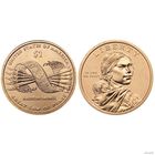 1 доллар 2010 год США Сакагавея Пояс Гайавата (Состяние на фото)