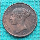 Великобритании 1/2 пенни 1851 года. Королева Виктория. Британия. Предложи свою цену или обмен!
