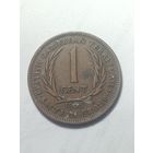 Восточные Карибы 1 цент 1955 года .