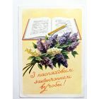 Зеленов 1960 Редкая школа открытка БССР