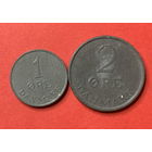 Дания 2 монеты