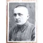 Фото сержанта (техническая служба). 1941 г. 5.5х7.5 см